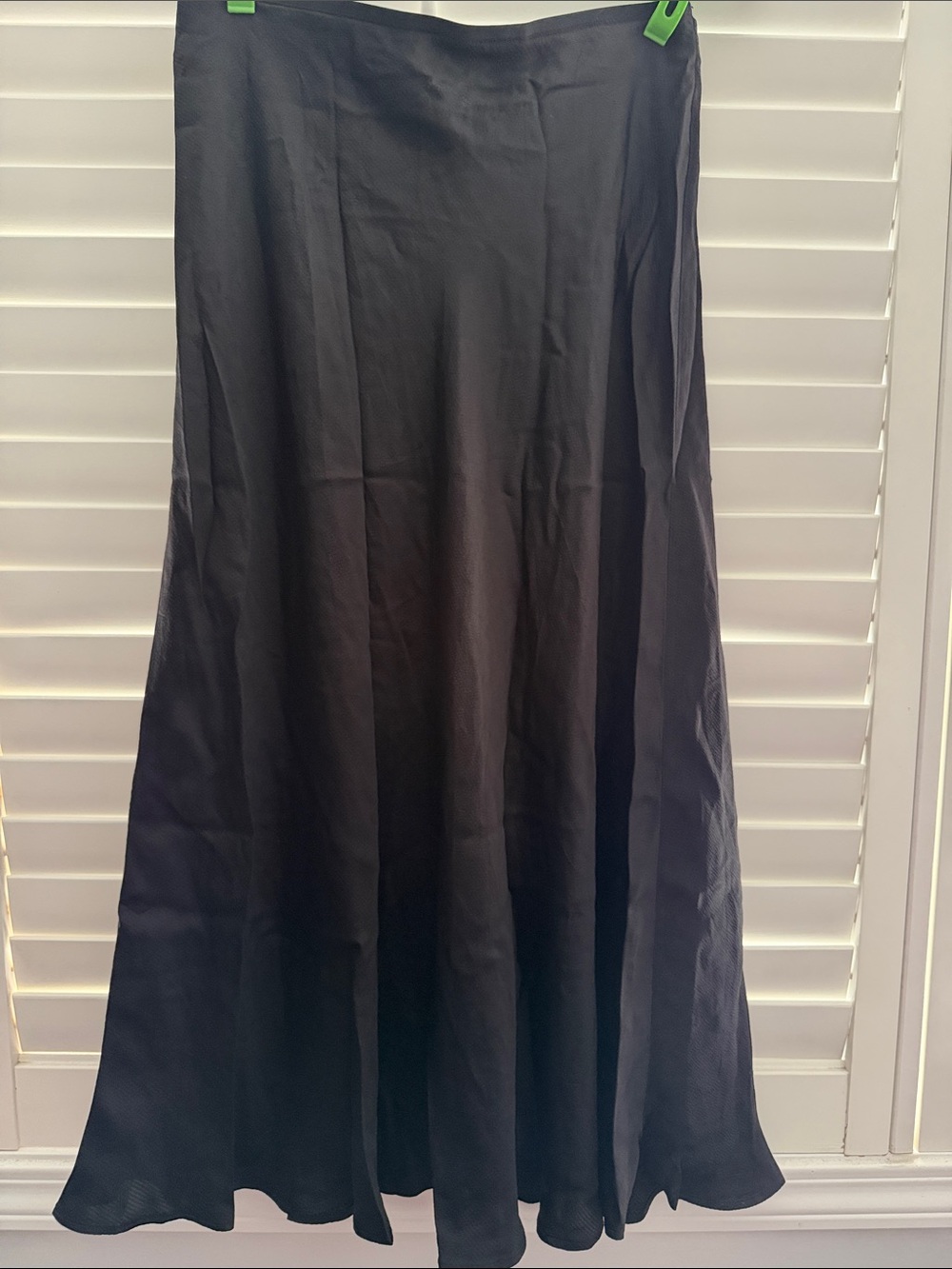 MNG Elegant Women's Long Black Skirt - Classic A-Line